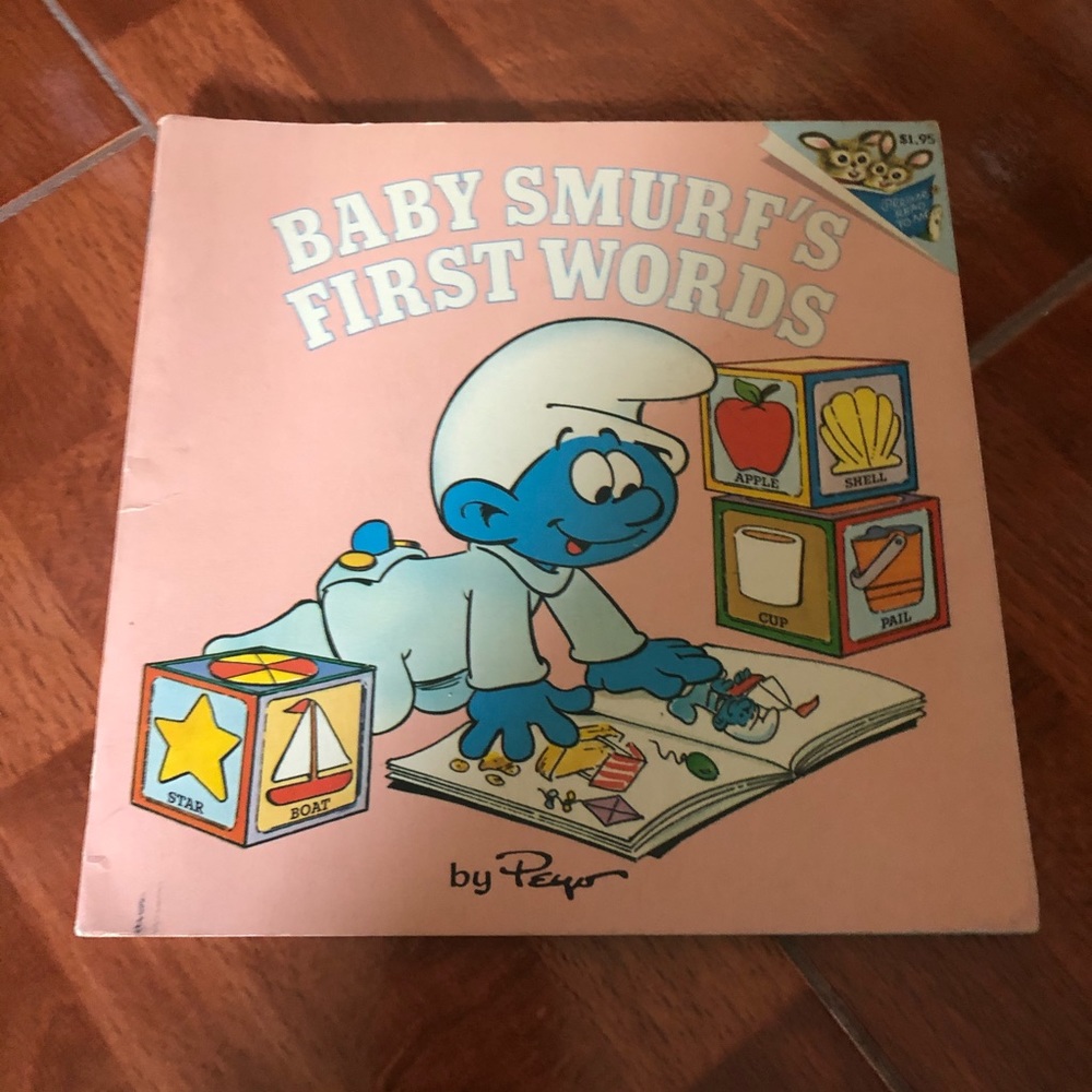 Vintage Smurf Book